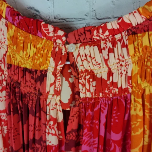 Ann Taylor Petite Patchwork Floral Maxi Dress - Picture 8 of 10